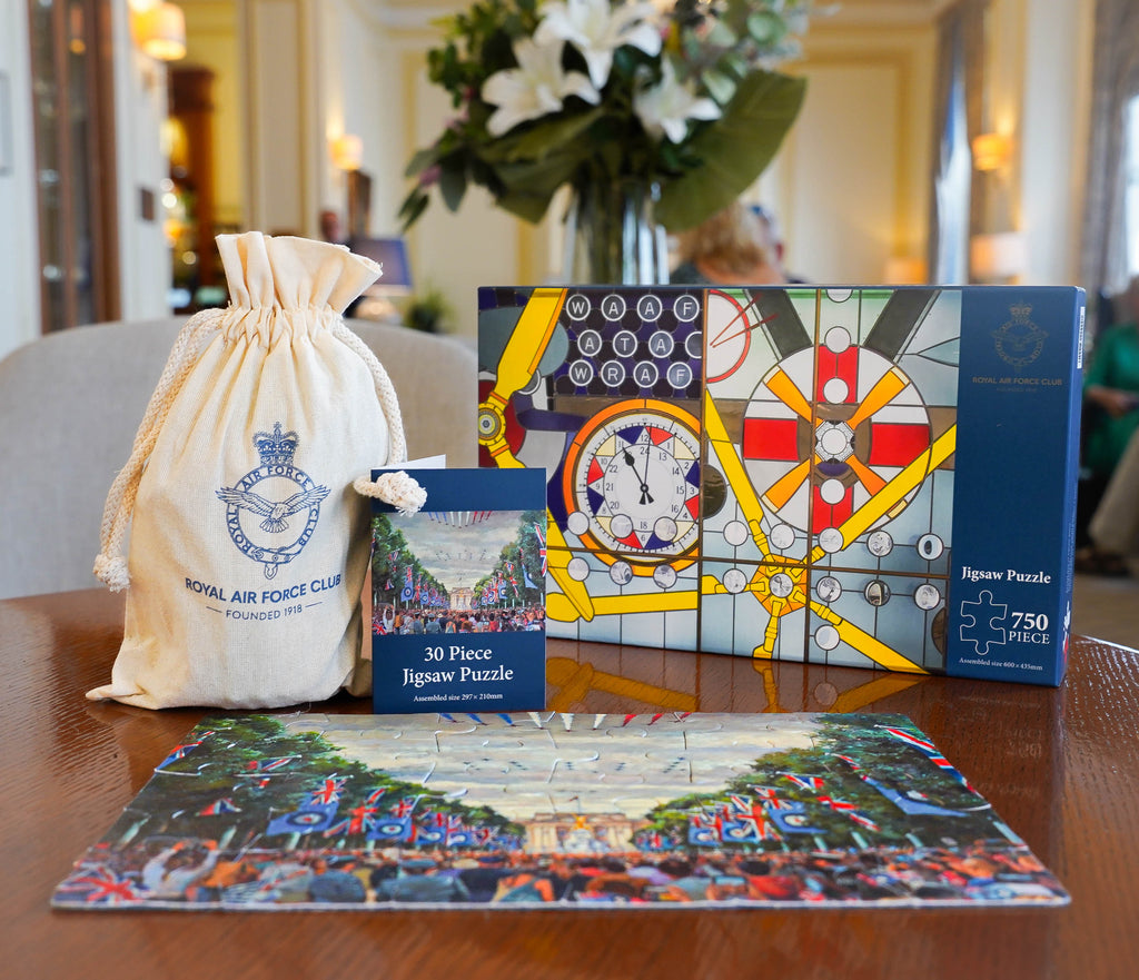 30 Piece Jigsaw Puzzle of the RAF 100 Fly Past