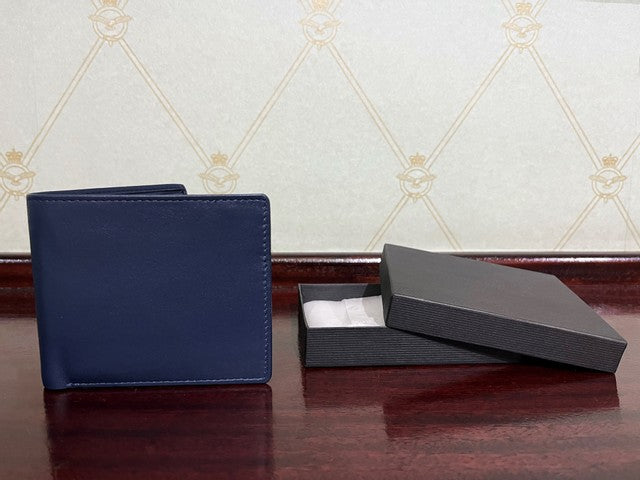 Royal Air Force Club Blue Leather Wallet