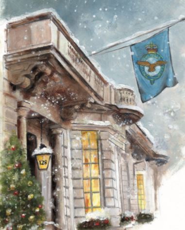 Royal Air Force Club Christmas Cards - 128 Piccadilly (Pack of 10) SALE