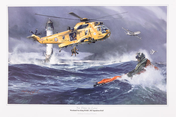 SALE Search & Rescue Triptych No Time to Lose Print
